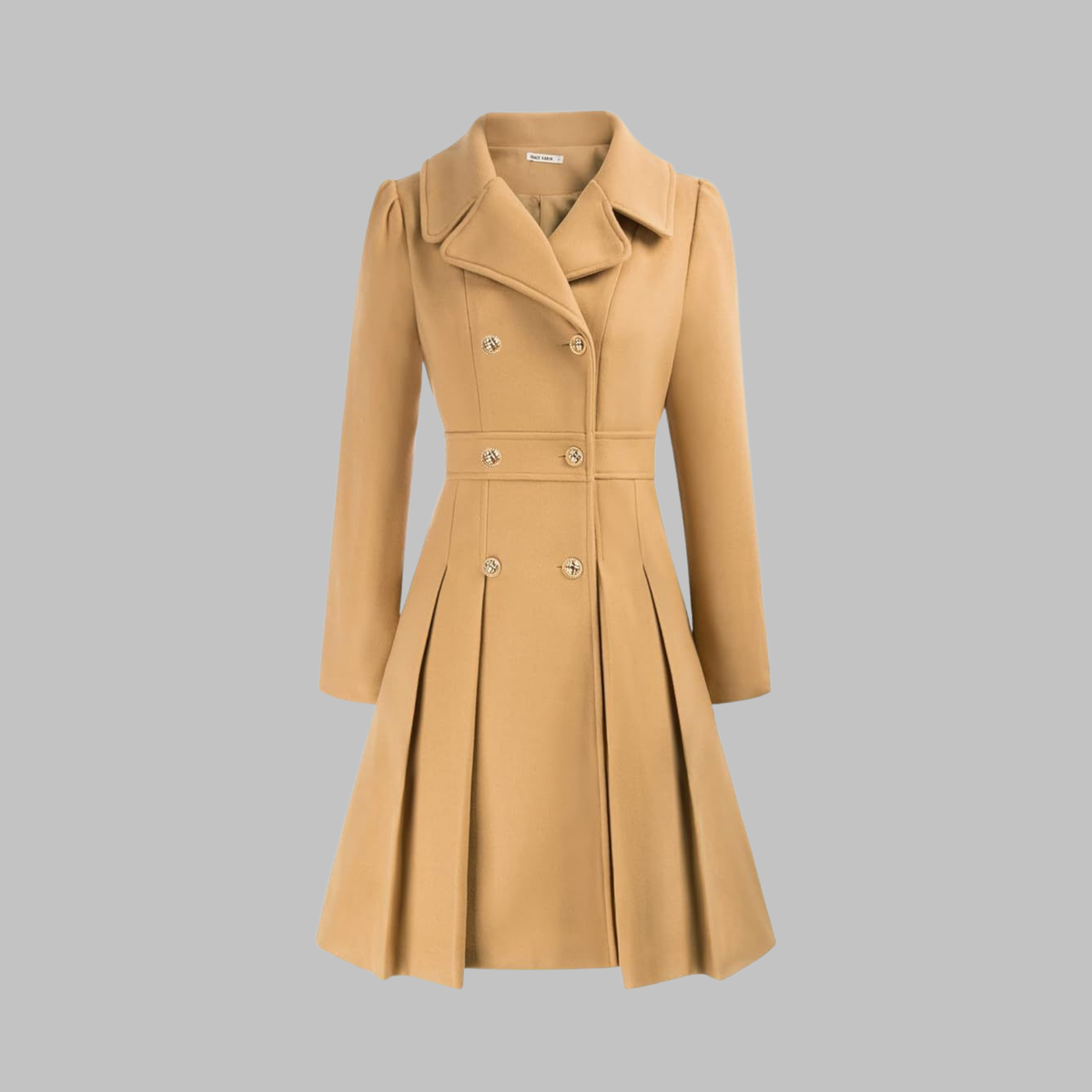Dami™ | Classy Double Button Long Coat