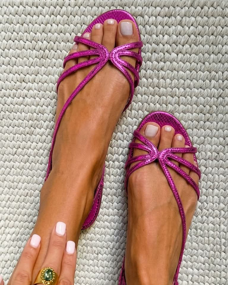 Ginevra | Golden Sandals Summer Elegance