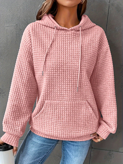 Rosaline™ | Textured Relaxed Hoodie