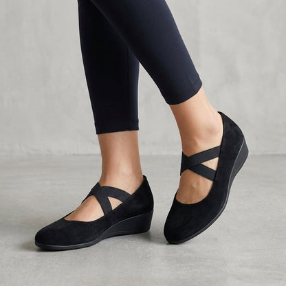 Flora™ | Orthopedic Criss-Cross Wedge Flats