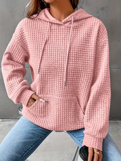 Rosaline™ | Textured Relaxed Hoodie