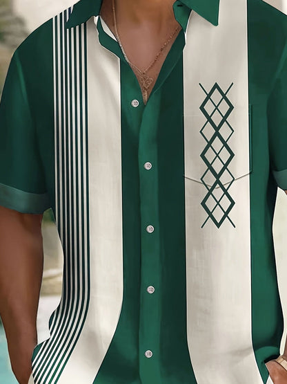 Holt | Men's Retro Bowling Short Sleeve Shirt