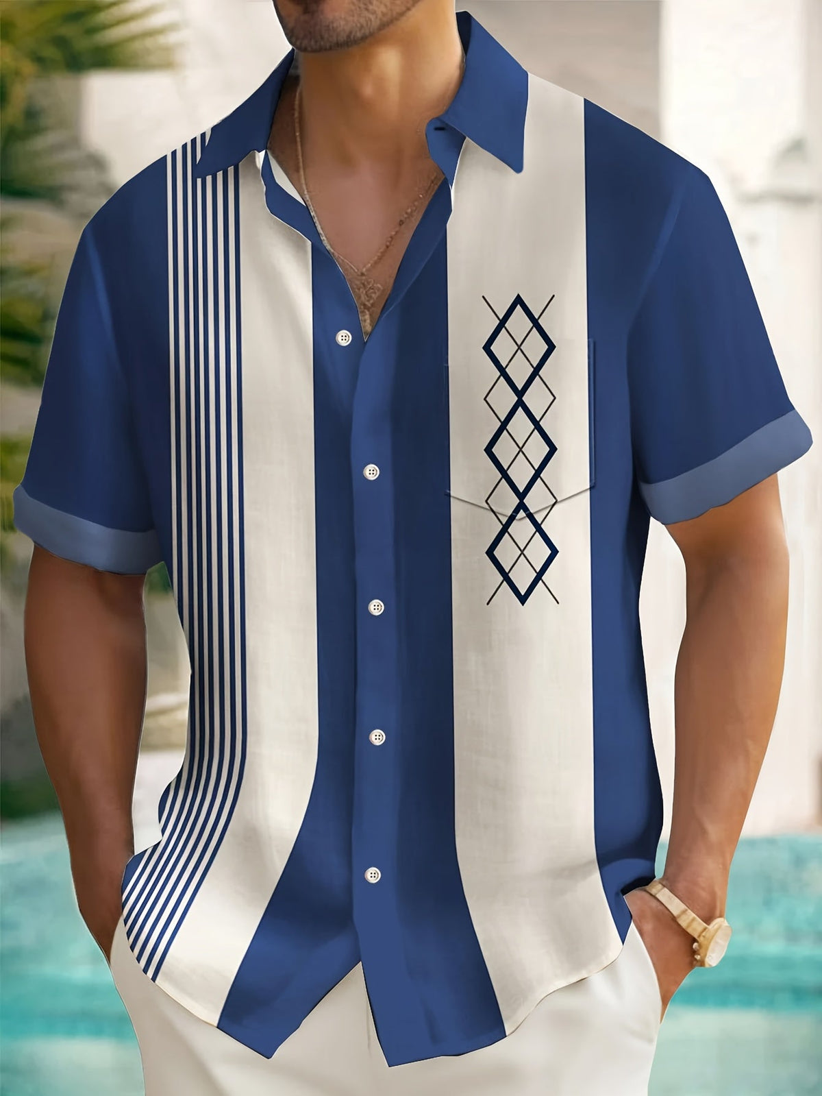 Holt | Men's Retro Bowling Short Sleeve Shirt