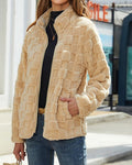 Rosabel™ | Textured Stand-Collar Jacket