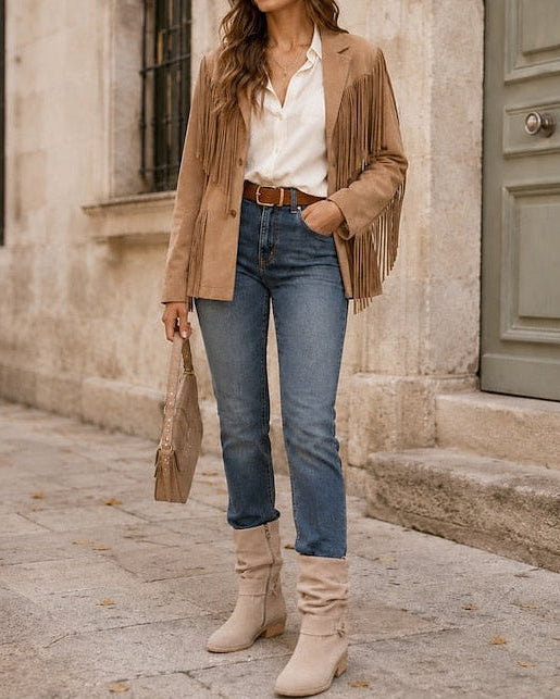 Claire™ | Slouchy Block-Heel Ankle Boots