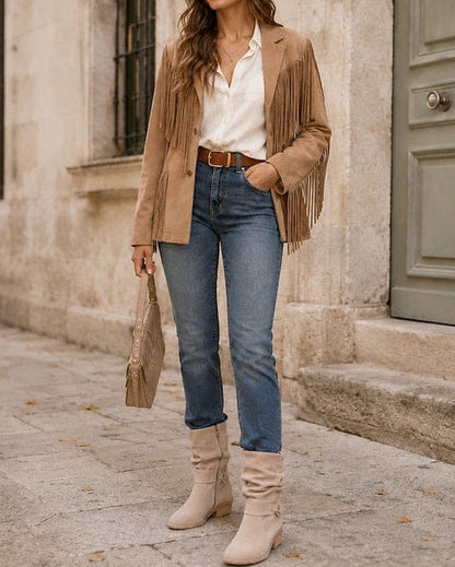 Claire™ | Slouchy Block-Heel Ankle Boots