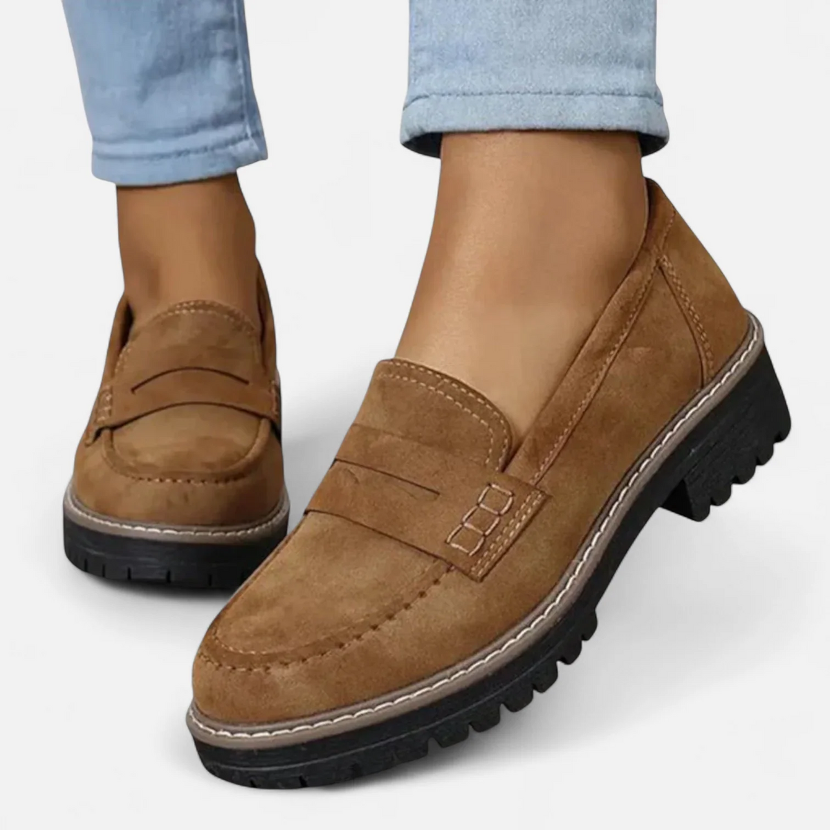 Rue | Women's Orthopedic Slip On Penny Loafers