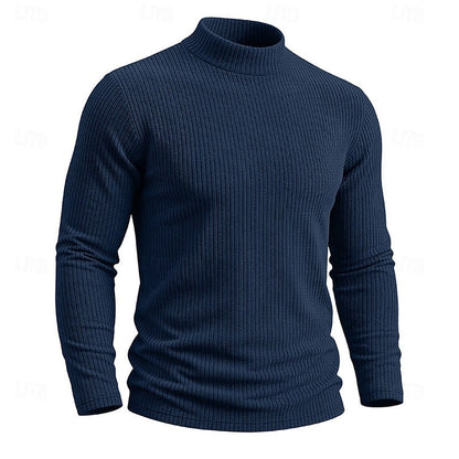 Callahan™ | Ribbed Mock-Neck Top