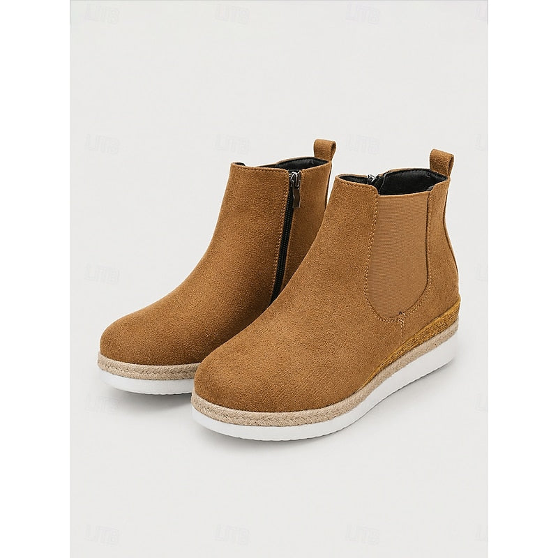 Ottilie™ | Wedge Chelsea Ankle Boots
